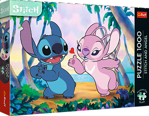 Puzzle Premium Plus Stitch & Angel 1000 dílků