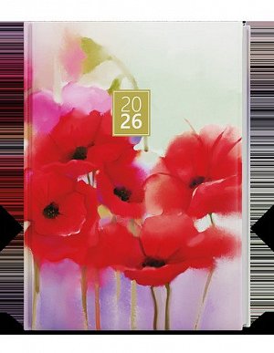 Denní diář 2026 Adam Lamino B6 Máky