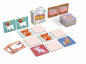 KukiKuk Véééliké pexeso Zvířátka na dvorku