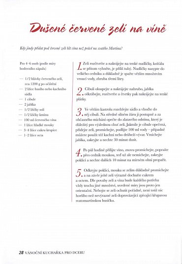 Náhled Vánoční kuchařka pro dceru, 2.  vydání