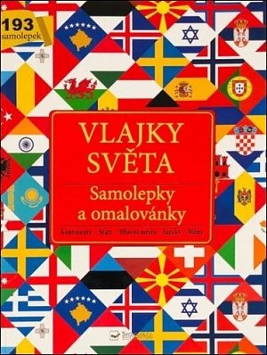 Vlajky světa - Samolepky a omalovánky