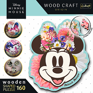 Puzzle Wood Craft Origin Stylová Minnie 160 dílků