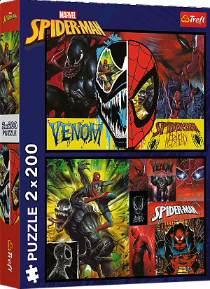 Puzzle 2x200 dílků Spiderman