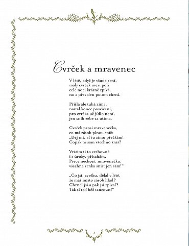 Náhled La Fontainovy bajky, 1.  vydání