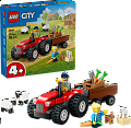 LEGO® City 60461 Červený traktor s přívěsem a ovcemi