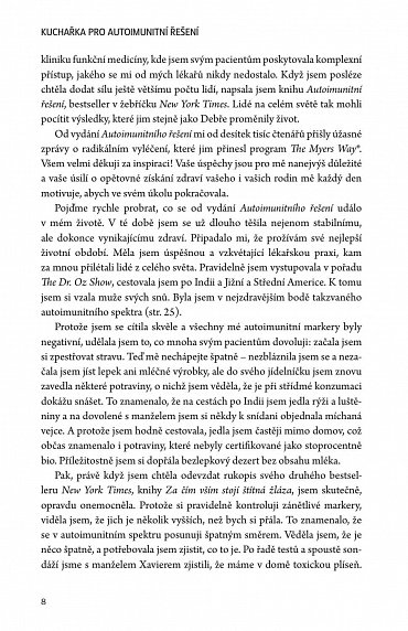 Náhled Kuchařka pro autoimunitní řešení - Přes 150 chutných receptů pro prevenci a odvrácení celého spektra zánětlivých příznaků a nemocí