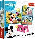 Trefl Puzzle Mickey a přátelé / 30+48 dílků+pexeso
