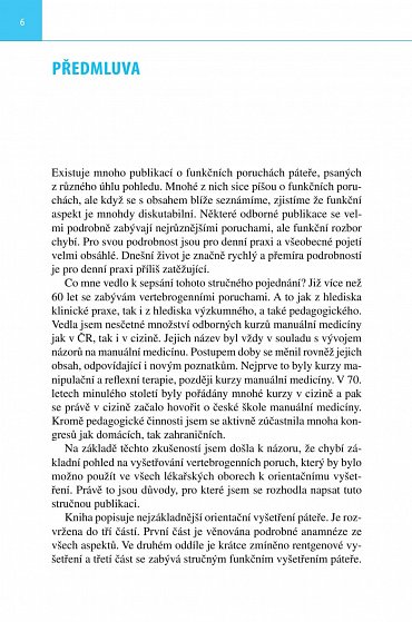 Náhled Orientační vyšetření páteře