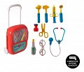 Doktorský set ze svukem a světlem (Sada se stetoskopem na baterie v plastovém kufříku na kolečkách)