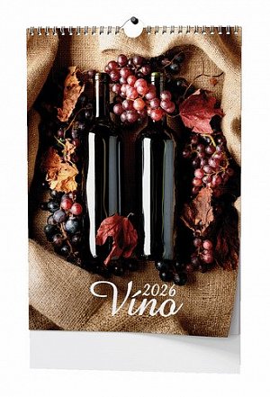 Víno - nástěnný kalendář
