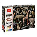 APLI edukační puzzle – Ohrožená zvířata v savaně, 200 ks, 6+
