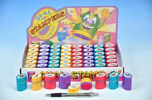 Razítka oválná zvířata safari 3x4cm