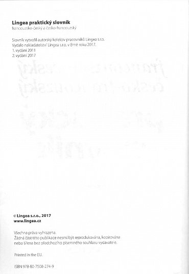 Náhled Francouzsko-český, česko-francouzský praktický slovník ...pro každého, 2.  vydání