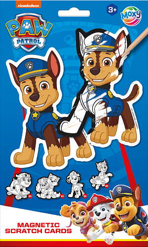Magnetické vyškrabávací obrázky Tlapková patrola 10 ks