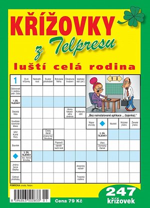 Křížovky z Telpresu luští celá rodina - 247 křížovek 2/2025