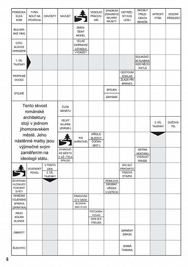 Náhled Kniha křížovek – Výletní místa naší vlasti