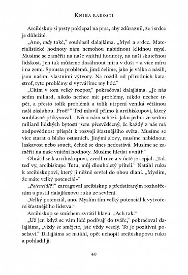 Náhled Kniha radosti - Jak být trvale šťastný v dnešním proměnlivém světě