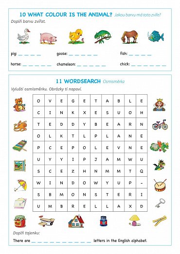 Náhled Angličtina PE-XE-SO 1. Abeceda a barvy / Krabicová hra