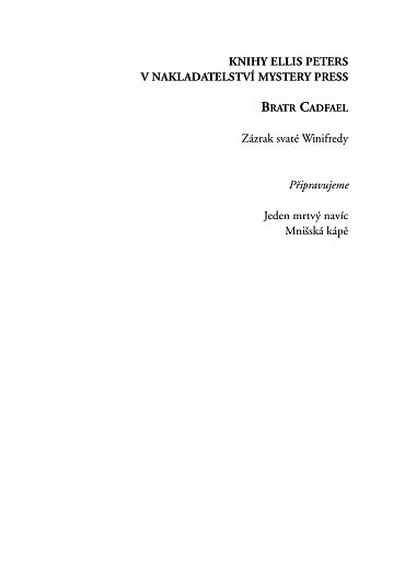 Náhled Zázrak svaté Winifredy