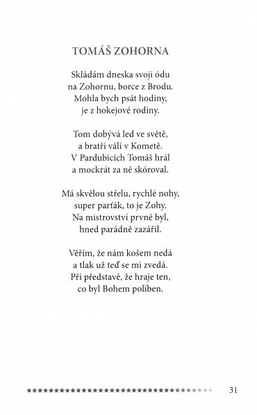 Náhled Hokej jedna báseň