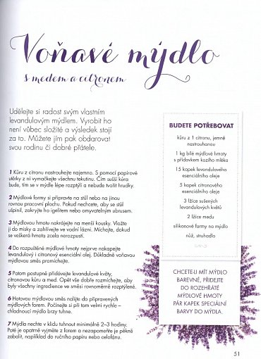 Náhled Levandule - Recepty, návody a tipy pro pěstování, výrobu domácí kosmetiky, tvoření dekorací a vaření s levandulí