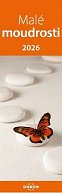 Kalendář záložkový 2026 - Malé moudrosti