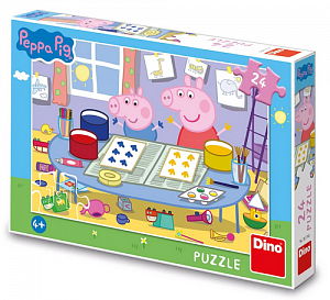 Puzzle Peppa Pig: Výtvarník 25 dílků