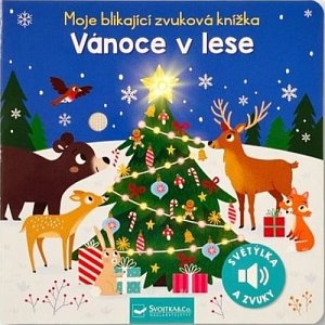 Moje blikající zvuková knížka Vánoce v lese
