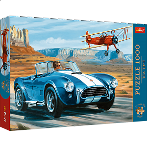 Puzzle Premium 1000 dílků  - Tea Time: Pouštní závod