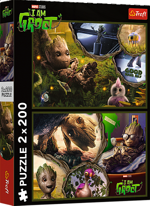 Puzzle 2x200 dílků I am Groot / Marvel Guardians of the Galaxy