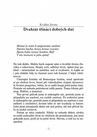 Náhled Kvalita života