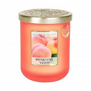 Velká svíčka - Broskvová vášeň