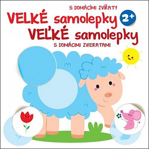 Velké samolepky s domácími zvířaty Ovce / Veľké samolepky s domácimi zvieratami Ovca, 2.  vydání