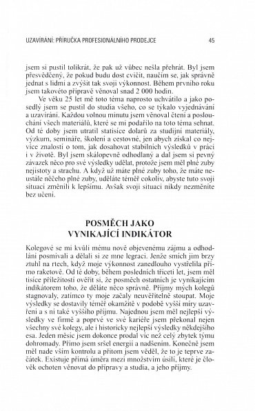 Náhled Uzavírání: příručka profesionálního prodejce