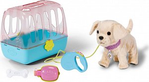BABY born Můj veselý pejsek s přepravním boxem
