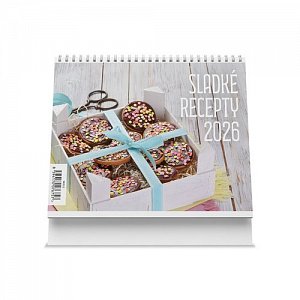 Stolní kalendář Sladké recepty 2026