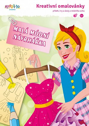 Kreativní omalovánky / Malá modní návrhářka