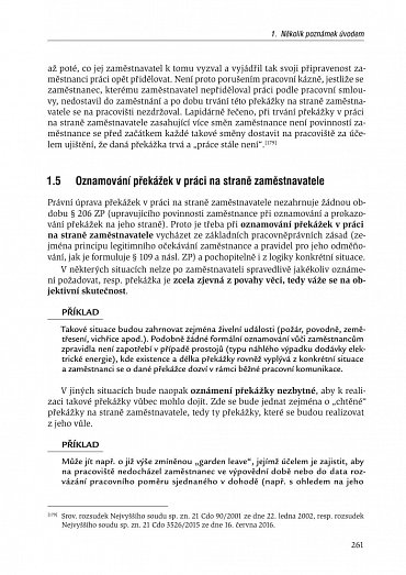 Náhled Překážky v práci na straně zaměstnance i zaměstnavatele