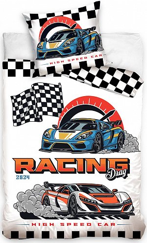 Dětské povlečení Auta Racing Drag