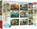 Puzzle Dinosauři MEGA PACK 10v1