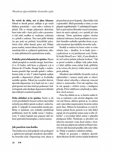 Náhled Moudrost ájurvédského životního stylu - Ucelený recept na optimalizaci zdraví, předcházení nemocem