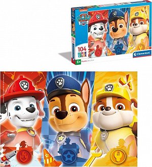 Puzzle Tlapková patrola 104 dílků