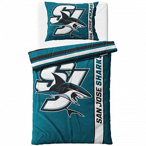 Mikroplyšové povlečení NHL San Jose Sharks Belt