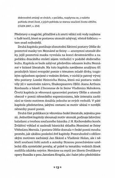 Náhled Ofélie a její sestry - Motiv utonulé dívky v evropské a české poezii