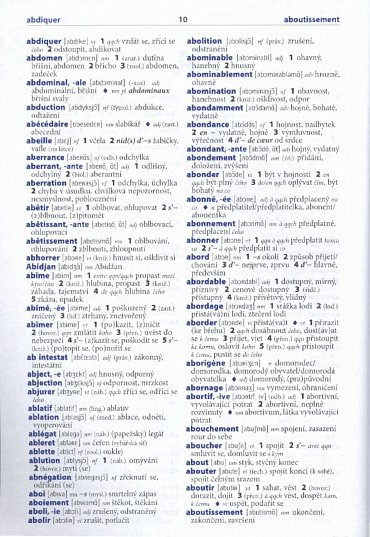 Náhled Francouzsko-český, česko-francouzský praktický slovník ...pro každého, 2.  vydání