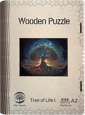 Dřevěné puzzle/Strom života I A2