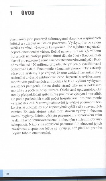 Náhled Pneumonie pro klinickou praxi, 1.  vydání