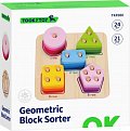 Dřevěná skládačka geometrické tvary