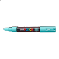 Posca akrylový popisovač PC-1M, 0,7 - 1 mm, azurová (extra tenký kulatý hrot)