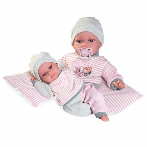 Antonio Juan 70331 TONETA - realistická panenka miminko se zvuky a měkkým látkovým tělem - 34 cm